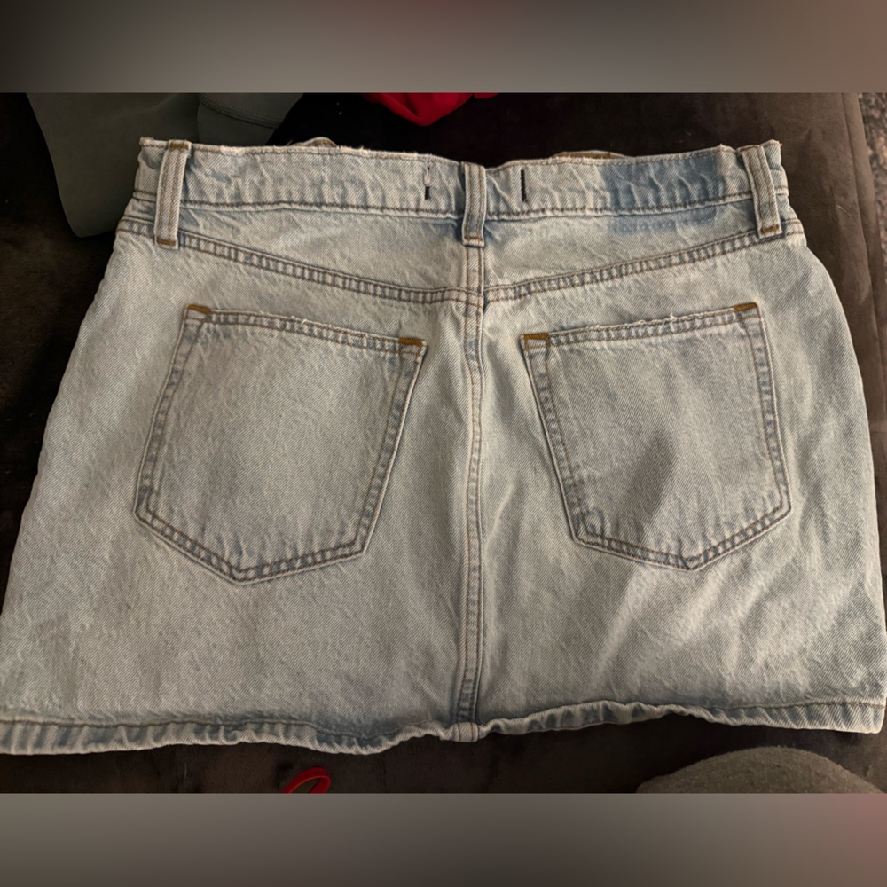 Abercrombie & Fitch Light Blue Mini Skirt